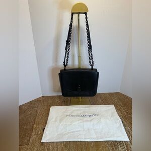 Rebecca Minkoff Black Leather Shoulder Bag